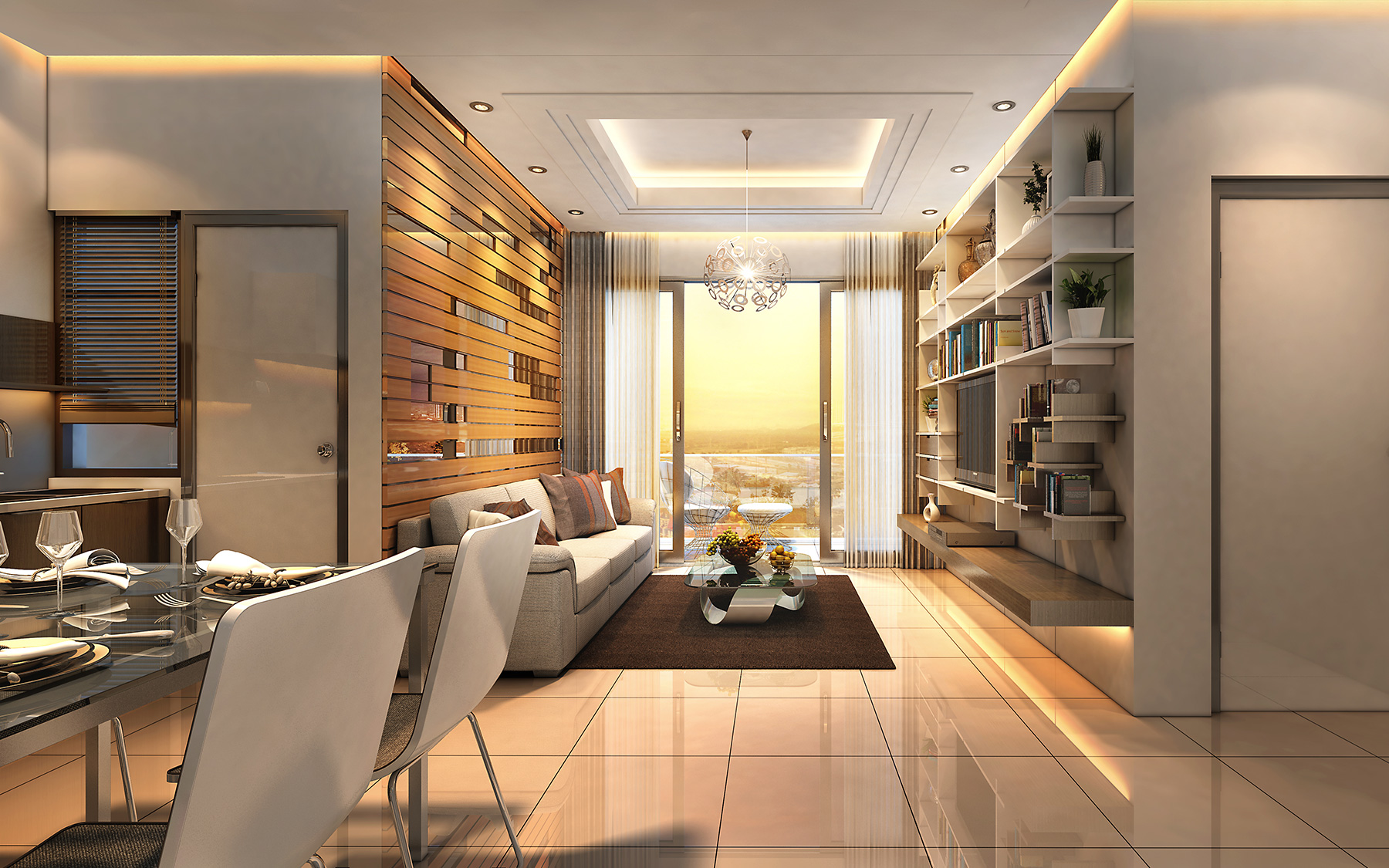 d'Pristine Living Dining Room